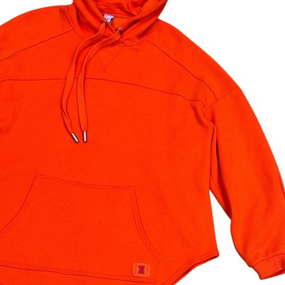 Savage x Fenty Essential Oversized Hoodie in Red Tempo - Picture 4 of 7